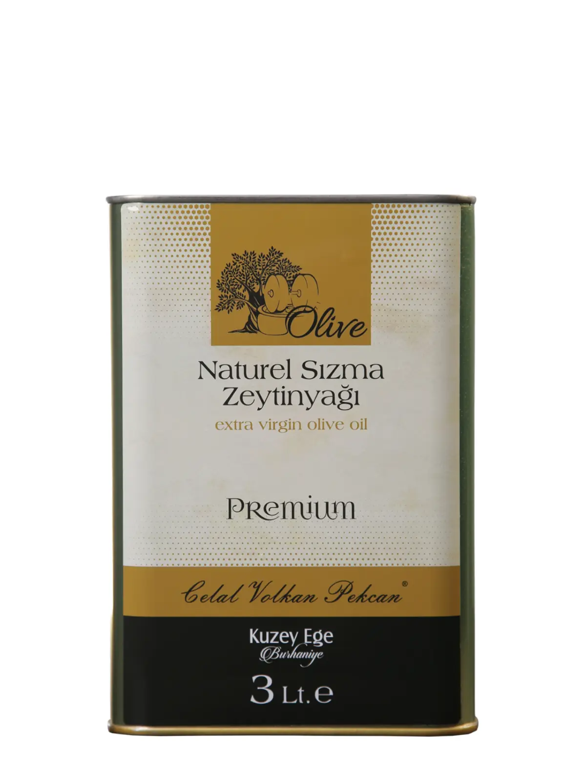 cvp-premium-3 Natürel Sızma Zeytinyağı 3L <br>Premium - Soğuk Sıkım - Görsel 1